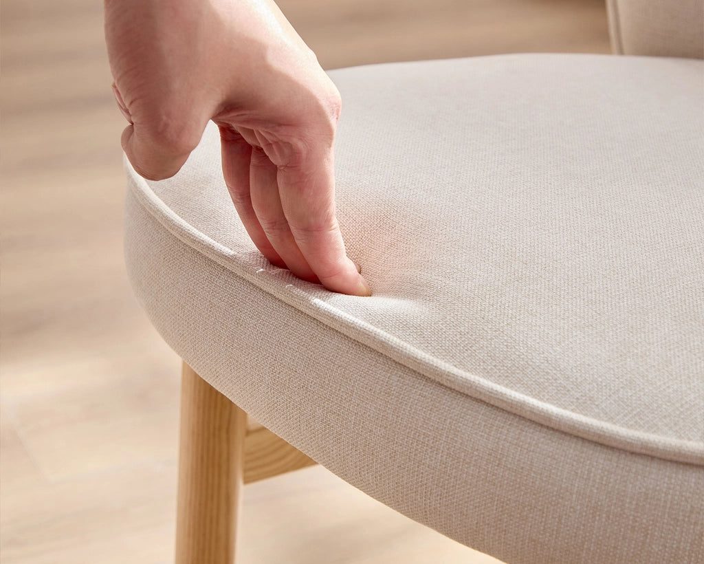 Wooden Frame Dining Armless Chairs