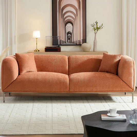 Comfy Modern Sofa for Movie Nights & Reading