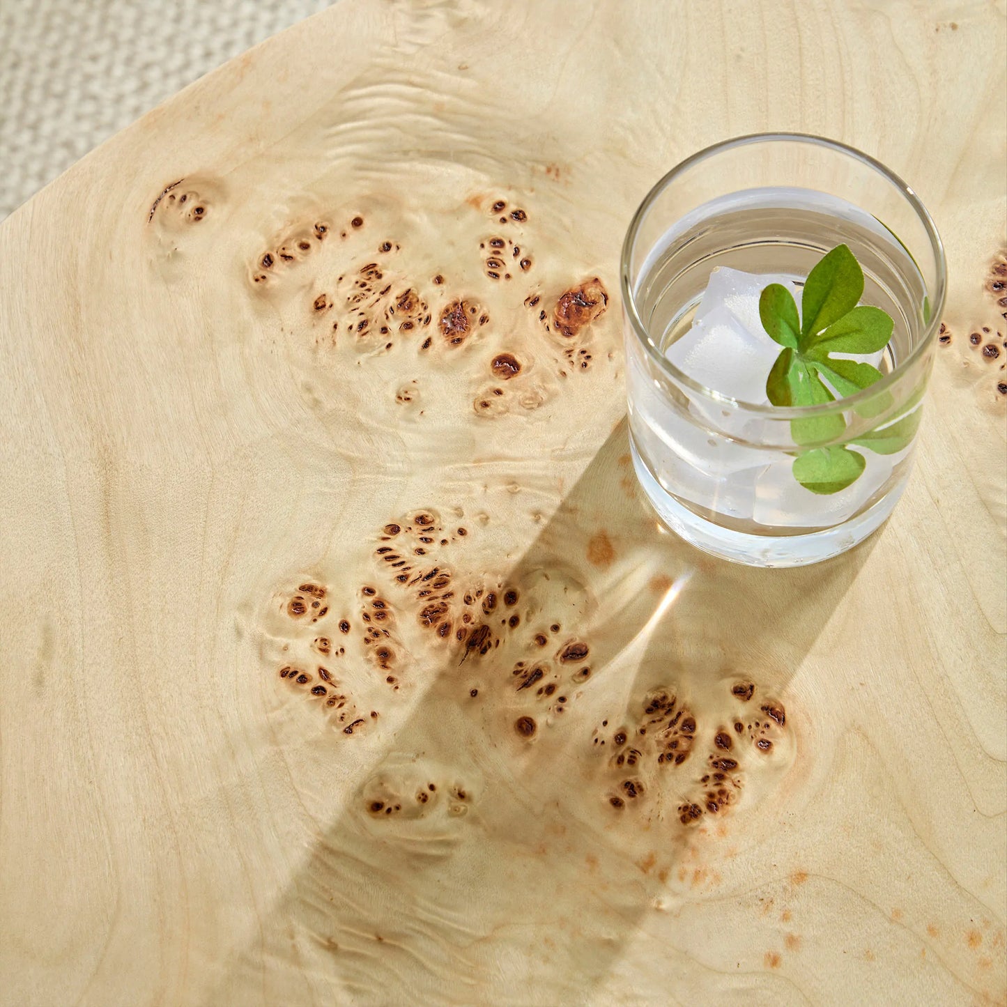 31.49''Mid Century Modern Round Wood Coffee Table For Living Room