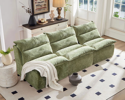 3-Seat Sofa with Backrest for Living Room & Bedroom