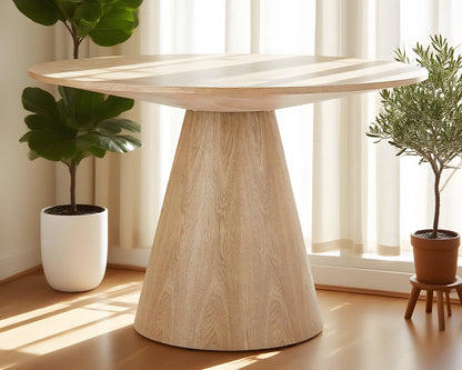45.27'' Hardwood Solids Construction Round Dining Table