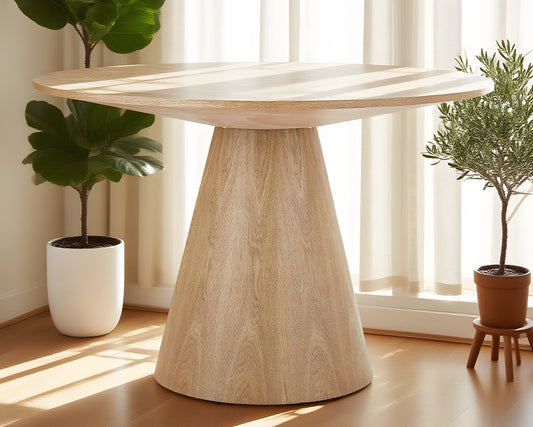 45.27'' Hardwood Solids Construction Round Dining Table