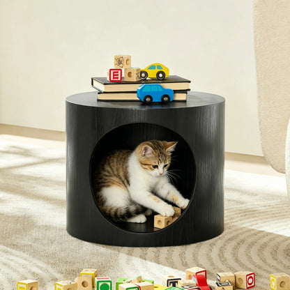Cat Nest Stool Set – 2-Piece Round Nesting Coffee Tables, No Assembly