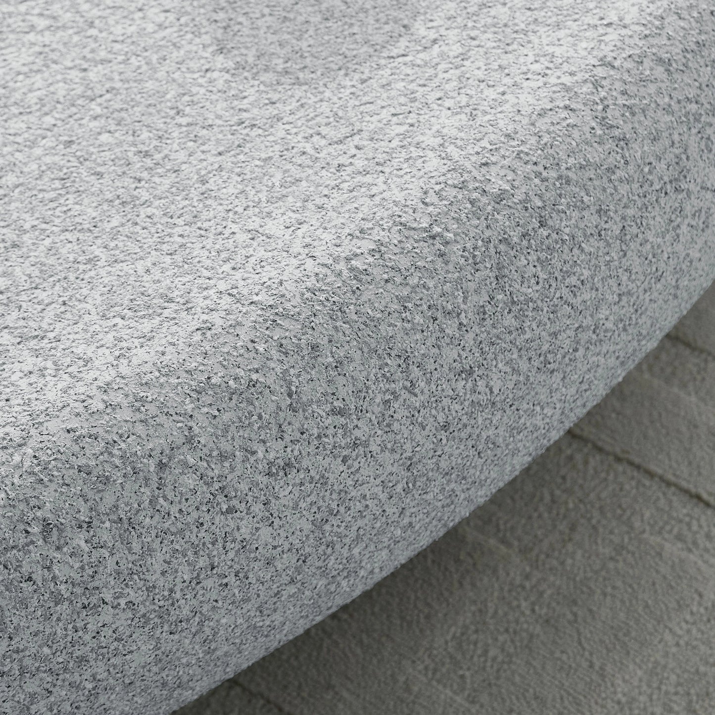 Pebble Coffee Table: 55" Vintage Elliptical Fiberglass Sofa Table