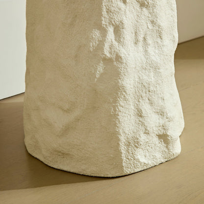 53.94" Imitation Stone Console Table – Fiberglass, Irregular Legs