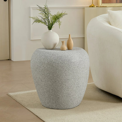 Irregular Fiberglass Side Table - Durable, Scratch & Waterproof