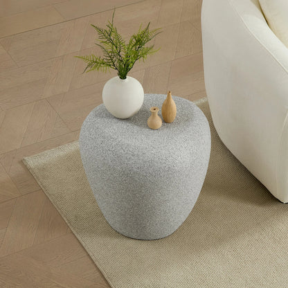 Irregular Fiberglass Side Table - Durable, Scratch & Waterproof