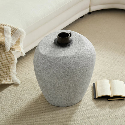 Irregular Fiberglass Side Table - Durable, Scratch & Waterproof