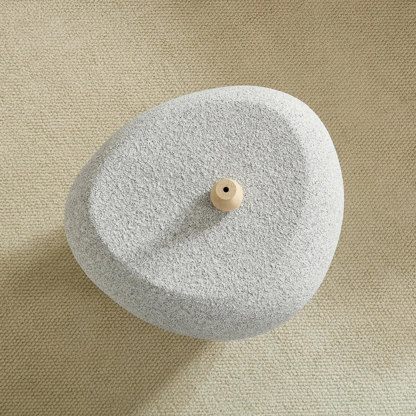 Irregular Fiberglass Side Table - Durable, Scratch & Waterproof