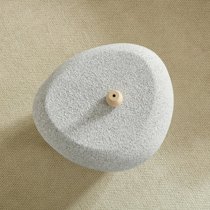Irregular Fiberglass Side Table - Durable, Scratch & Waterproof