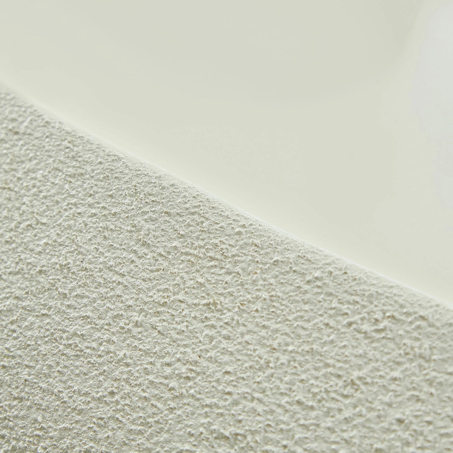 Fiberglass Oval Coffee Table - Matte Rock Finish, No Assembly