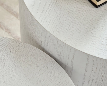 MDF with veneer coffee table set of 2
