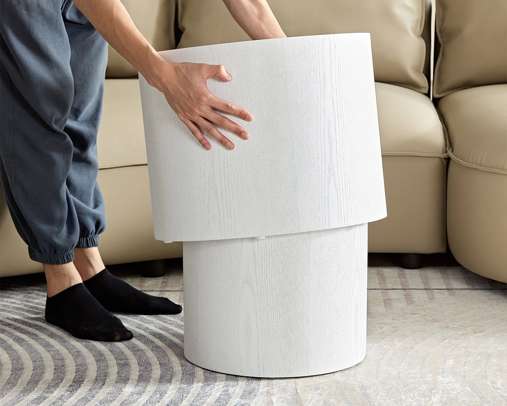 MDF with veneer coffee table set of 2
