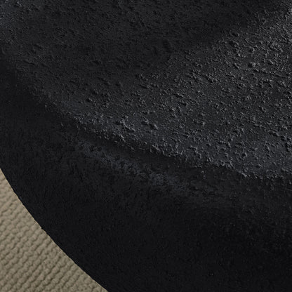 Elliptical Rocks Coffee Table – Stylish Matte Fiberglass Table with Vintage Charm