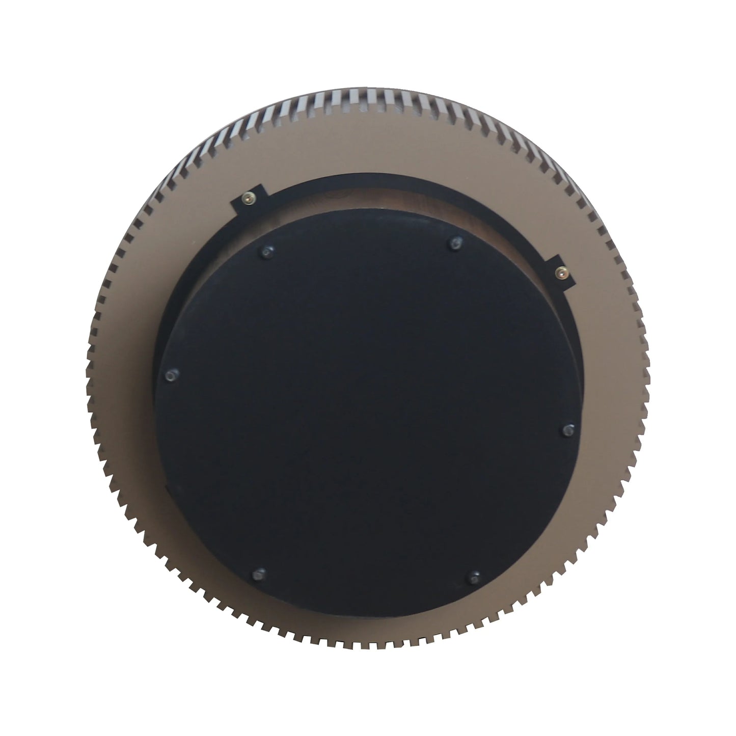 31.5'' Round Coffee Table with Storage Solid Wood Veneered