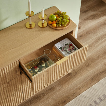 55" Wide Modern Chest of 6 Drawers