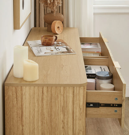 55" Wide Modern Chest of 6 Drawers