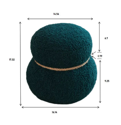 Seat body width 14.56in round belly, playful and lovely