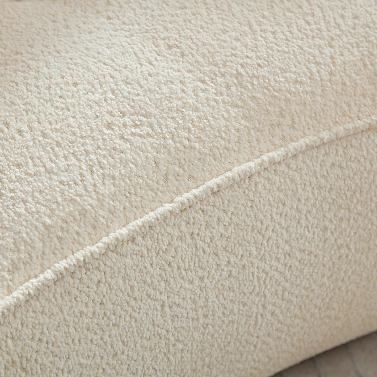 110.24" Orange modular sofa, durable fabric, solid wood frame