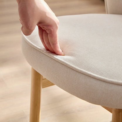 Wooden Frame Dining Armless Chairs