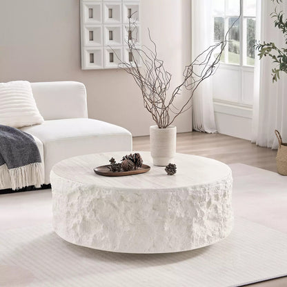 35.43''Fiberglass Round Center Coffee Table