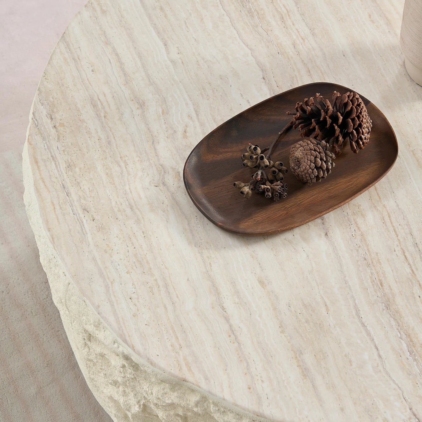 35.43''Fiberglass Round Center Coffee Table