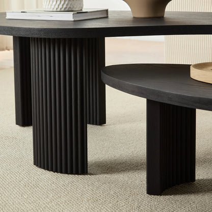 Irregular Seashell Shape Coffee Table Set