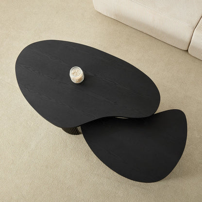 Irregular Seashell Shape Coffee Table Set