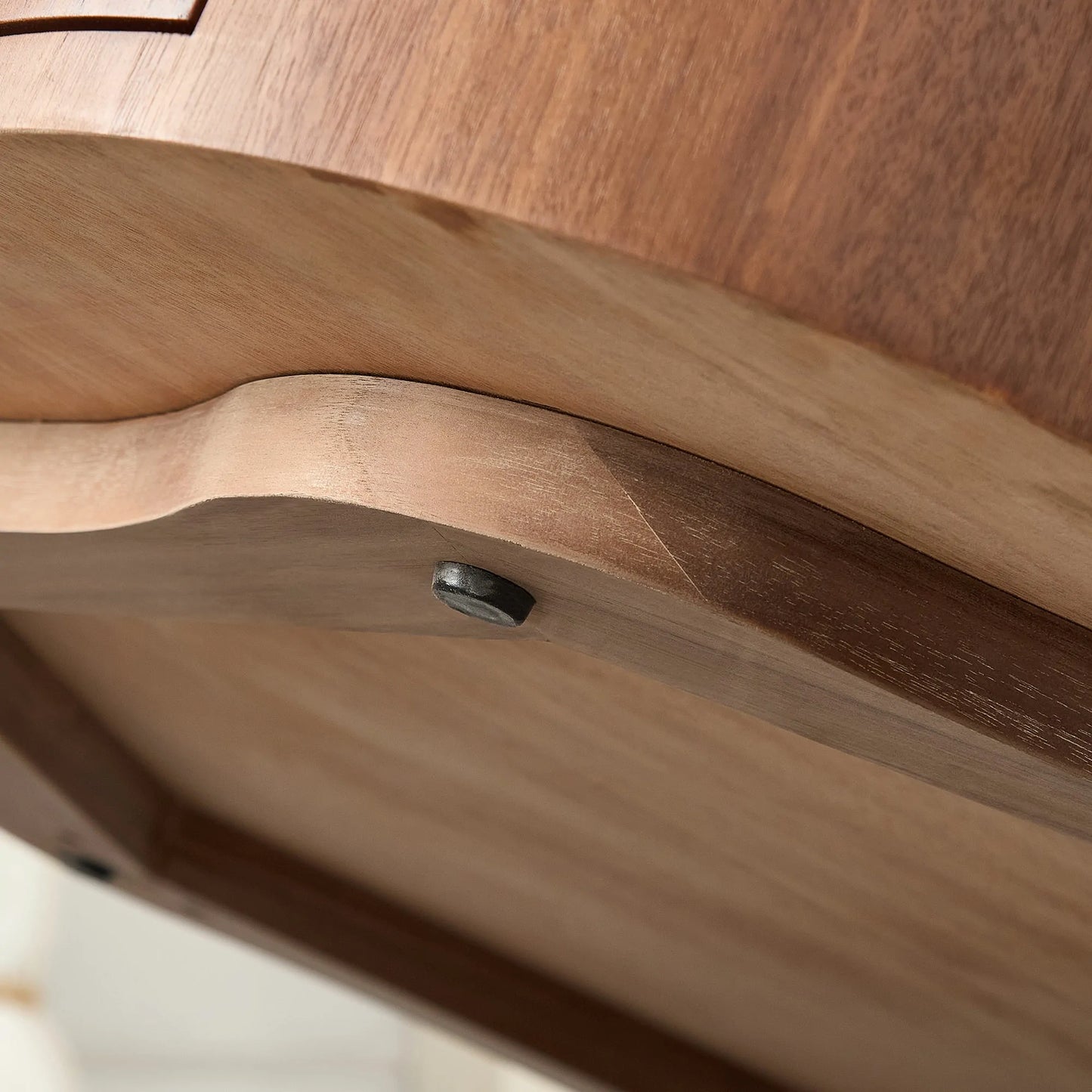 35.43 inch Petal - Small Coffee Table with Hidden Drawer for Living Room