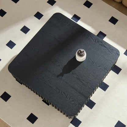 35.43 Inch Modern Handcraft Drum Coffee Table Lift Top Wooden with Hidden Storage Space