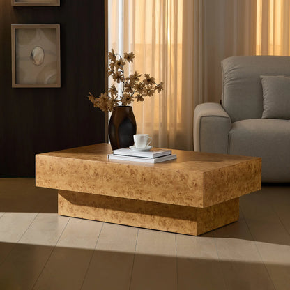 43.31 Inch MDF with Faux Wood Veneer Coffee Tables