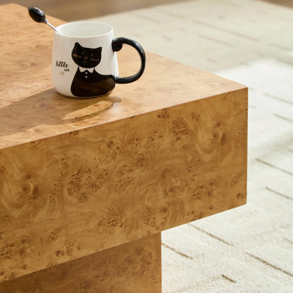 43.31 Inch MDF with Faux Wood Veneer Coffee Tables