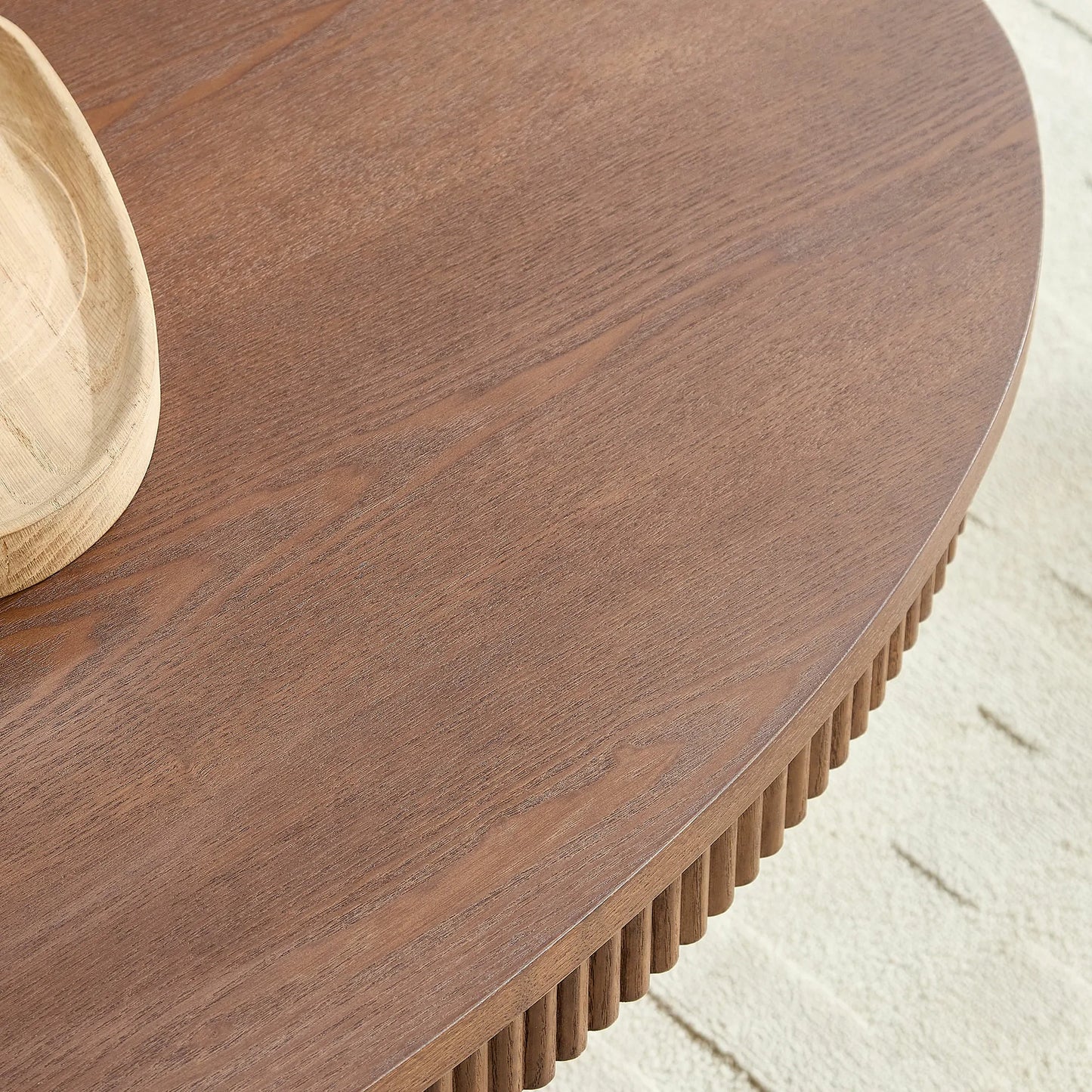 Modern Design Oval Handcraft Drum Coffee Table Length 47.24 inch Coffee Table