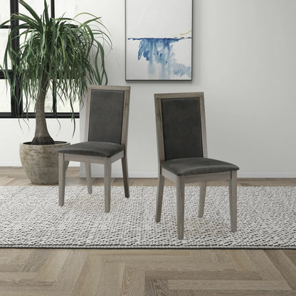 Dining Chairs Set of 2 Wood Dining Room Chair with MDF + sponge Back
