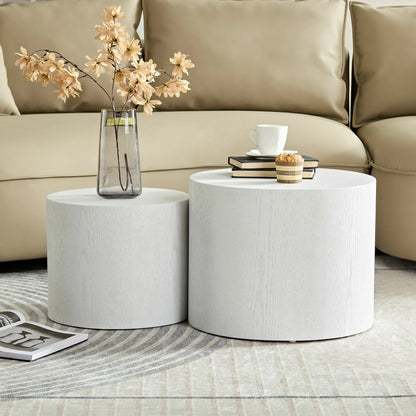 MDF with veneer coffee table set of 2