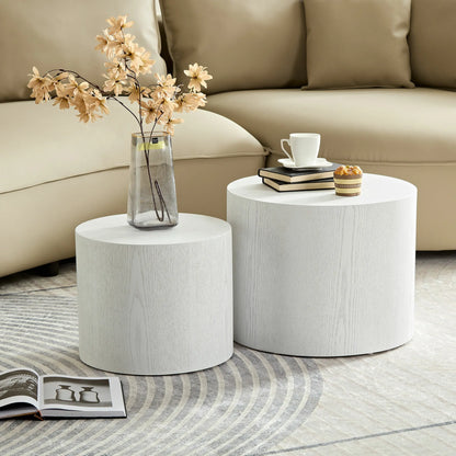 MDF with veneer coffee table set of 2