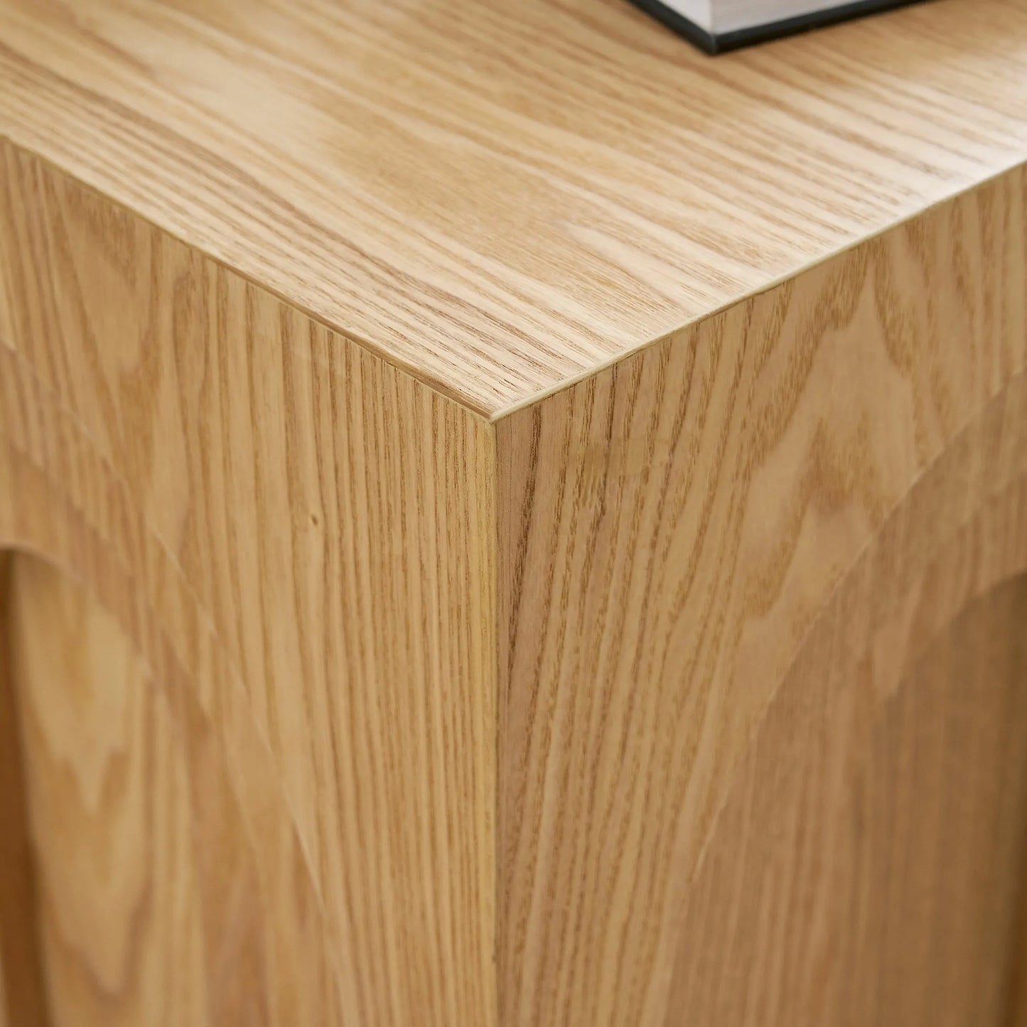 Mid-Century Modern Side Table Set - Space-Saving MDF End Tables