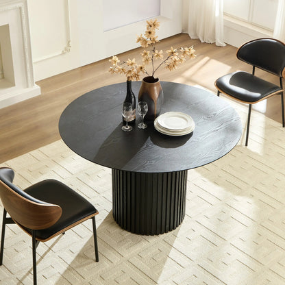 46.45 inch MDF Round Dinner Tables Mid-Century Modern Table