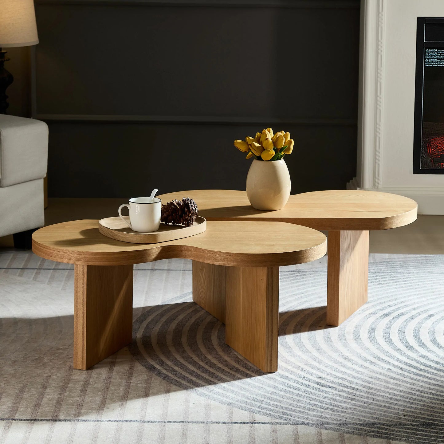 Modern Butterfly MDF Coffee Table
