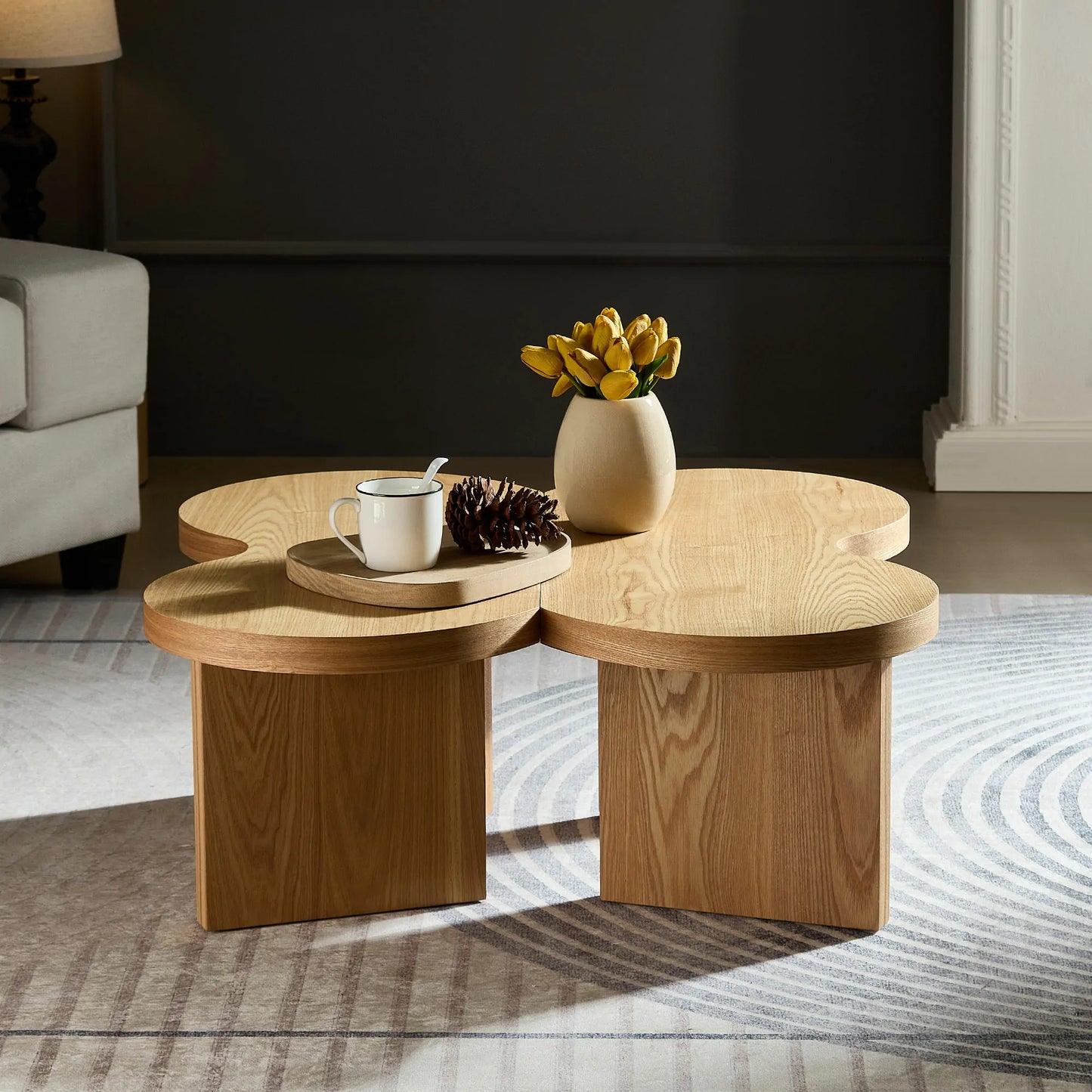 Modern Butterfly MDF Coffee Table