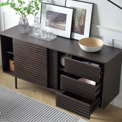 Mid-Century Modern Sideboard Buffet & TV Stand Combo