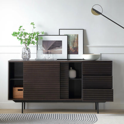 Mid-Century Modern Sideboard Buffet & TV Stand Combo