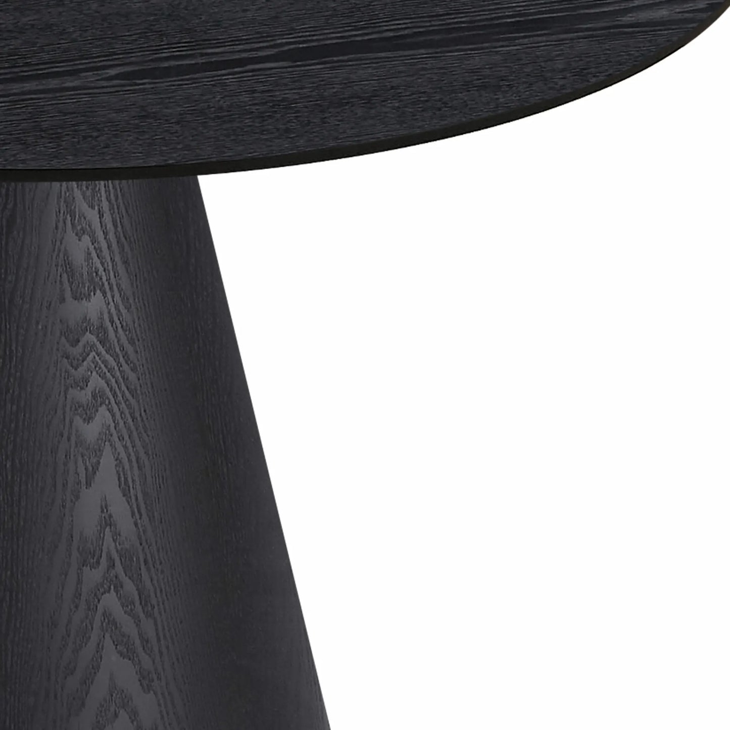 47.24'' Round Modern Style MDF Wood Dining Table in Walnut Suitable