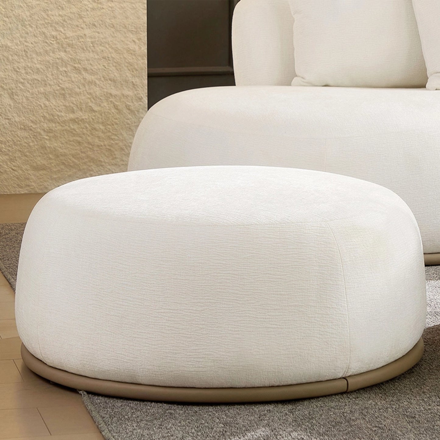 134.63" L-Shape Sectional Sofa with Left & Right Facing Chaise & Ottoman