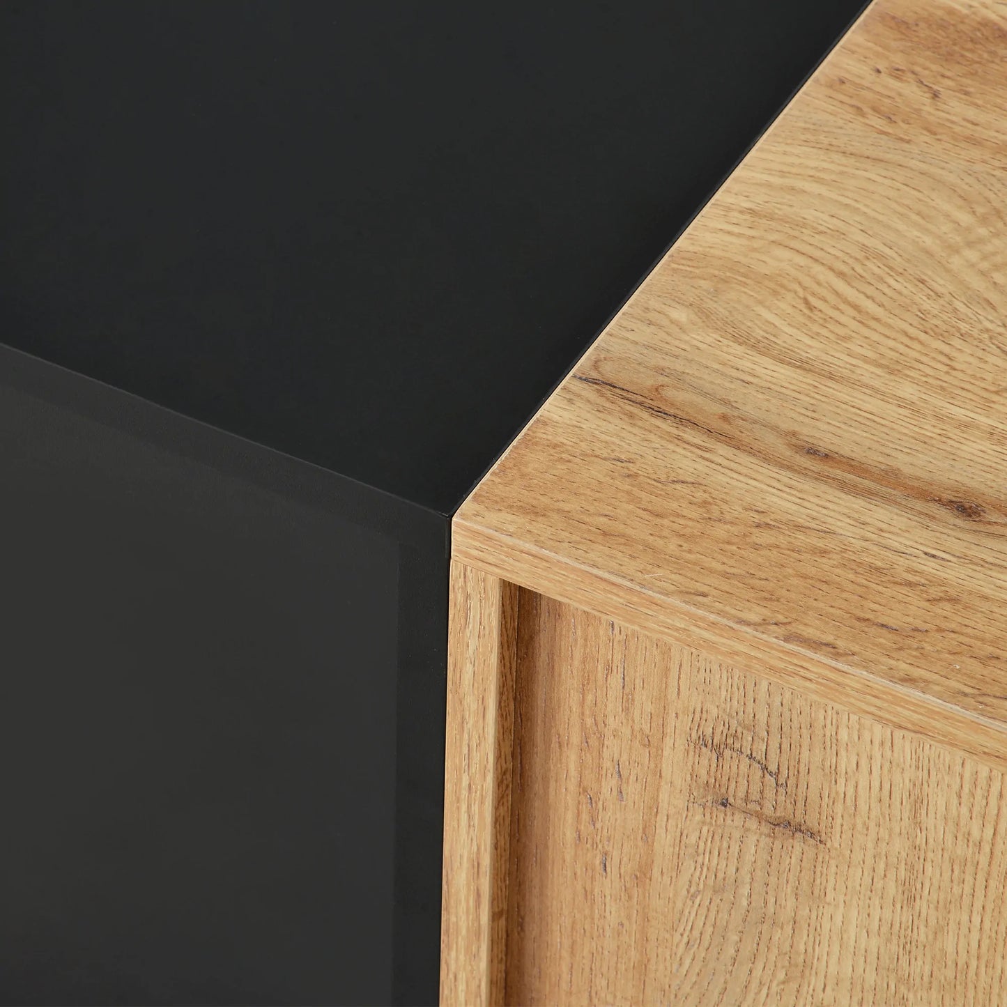 76.80" Modern TV Stand for 80'' TV with 3 Doors, Media Console Table