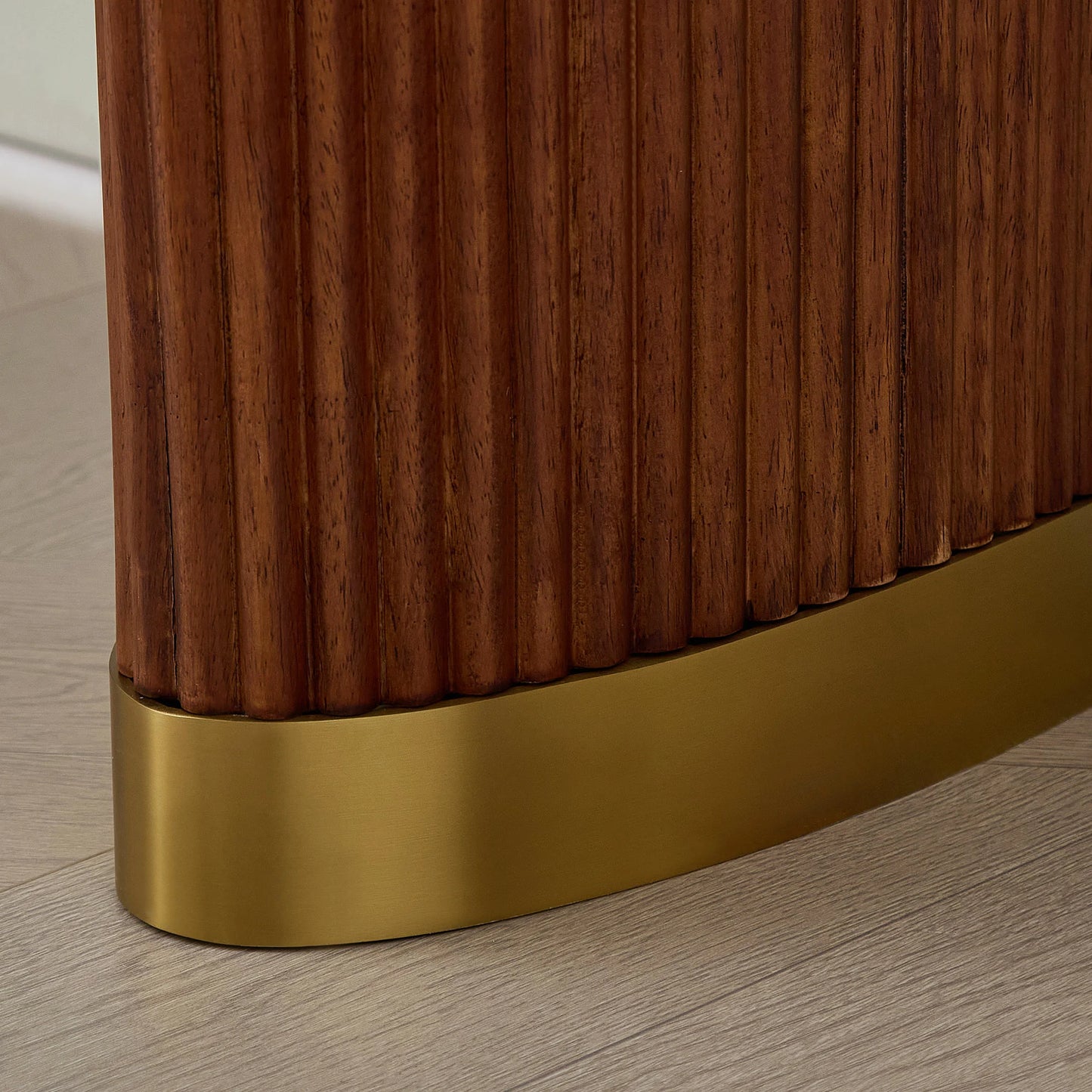 59.1" Narrow Entryway Table with Stainless Steel Legs - Black