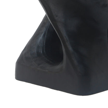 Sculptural MGO Coffee Table, Wood-Grain Finish, Multi-Color