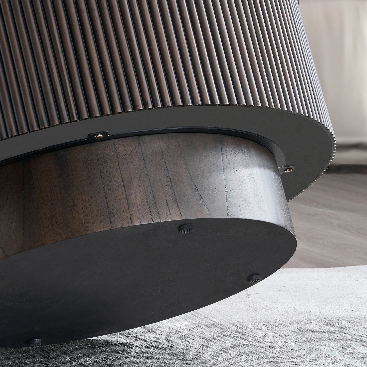 Modern Faux Marble Pattern Stickers Coffee Table Set