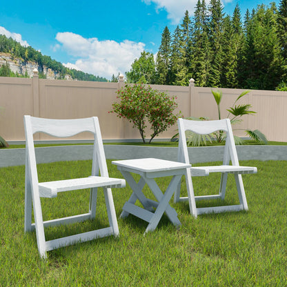 HIPS Foldable Bistro Set – Table & 2 Chairs