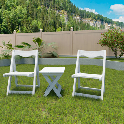 HIPS Foldable Bistro Set – Table & 2 Chairs